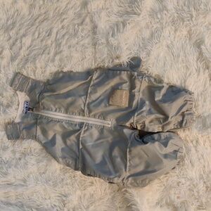 Minibasix Silver Snowsuit Size 12m